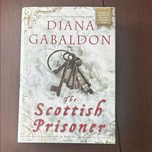Diana Gabaldon "The Scottish Prisoner" Hardcover - White & Red Cover